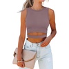 image:imageANRABESS Womens Tank Tops Summer Sexy Cutout Going Out Crop TopsNutmeg