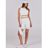 image:imageANRABESS Womens Tank Tops Summer Sexy Cutout Going Out Crop TopsWhite