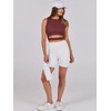 image:imageANRABESS Womens Tank Tops Summer Sexy Cutout Going Out Crop TopsWine Red