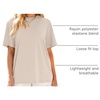 image:imageANRABESS Womens Tops Oversized T ShirtsAlmond