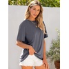 image:imageANRABESS Womens Tops Oversized T ShirtsGrey