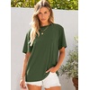 image:imageANRABESS Womens Tops Oversized T ShirtsOlive