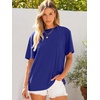 image:imageANRABESS Womens Tops Oversized T ShirtsRoyal Blue