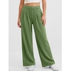 image:imageANRABESS Womens Wide Leg Baggy SweatpantsArmy Green
