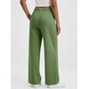 image:imageANRABESS Womens Wide Leg Baggy SweatpantsArmy Green
