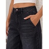 image:imageANRABESS Womens Wide Leg Barrel Jeans Baggy Relaxed Fit Denim PantsBlack
