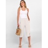 image:imageANRABESS Womens Wide Leg Capri Pants Summer Casual Beach CaprisBeige