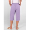 image:imageANRABESS Womens Wide Leg Capri Pants Summer Casual Beach CaprisLight Purple