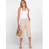 image:imageANRABESS Womens Wide Leg Capri Pants Summer Casual Beach CaprisParchment