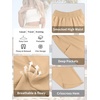 image:imageANRABESS Womens Wide Leg Palazzo Capri Barrel Pants Light Khaki XXL