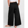 image:imageANRABESS Womens Wide Leg Palazzo JeansCropped Ankle LengthHigh Waist Baggy Barrel Denim Pants with PocketsBlack