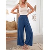 image:imageANRABESS Womens Wide Leg Palazzo Pants with PocketsBlue