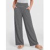 image:imageANRABESS Womens Wide Leg Palazzo Pants with PocketsStriped Black White