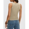 image:imageANRABESS Wool Blend Sweater Tank Tops for Women V Neck Sleeveless SweaterAlmond
