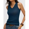 image:imageANRABESS Wool Blend Sweater Tank Tops for Women V Neck Sleeveless SweaterDark Teal