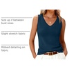 image:imageANRABESS Wool Blend Sweater Tank Tops for Women V Neck Sleeveless SweaterDark Teal