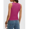 image:imageANRABESS Wool Blend Sweater Tank Tops for Women V Neck Sleeveless SweaterHot Pink