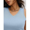 image:imageANRABESS Wool Blend Sweater Tank Tops for Women V Neck Sleeveless SweaterLight Blue