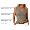 image:imageANRABESS Wool Blend Sweater Tank Tops for Women V Neck Sleeveless SweaterLight Camel