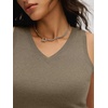 image:imageANRABESS Wool Blend Sweater Tank Tops for Women V Neck Sleeveless SweaterLight Camel