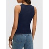 image:imageANRABESS Wool Blend Sweater Tank Tops for Women V Neck Sleeveless SweaterNavy Blue