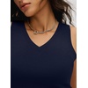 image:imageANRABESS Wool Blend Sweater Tank Tops for Women V Neck Sleeveless SweaterNavy Blue