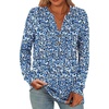 Blue White Floral