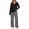 Black / Black Plaid