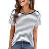 Navy Blue White Stripe