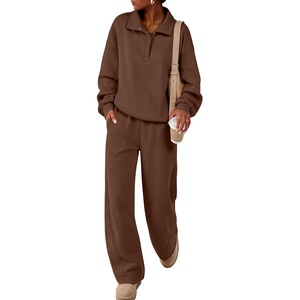 image:imageANRABESS 2 Piece Set for Women Fall Outfits SweatsuitsBrown