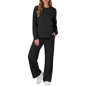 image:imageANRABESS 2 Piece Set for Women Lounge Airport Fall OutfitsBlack