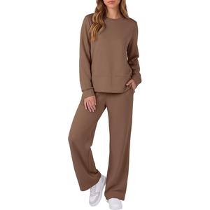 image:imageANRABESS 2 Piece Set for Women Lounge Airport Fall OutfitsBrown