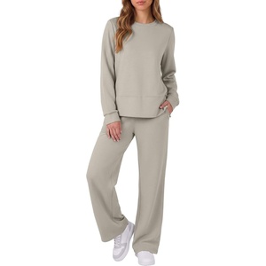 image:imageANRABESS 2 Piece Set for Women Lounge Airport Fall OutfitsLight Grey