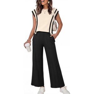 image:imageANRABESS Two Piece Sets for Women Lounge Airport Fall OutfitsApricotblack