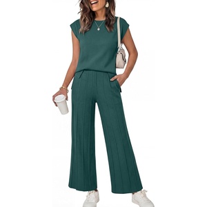 image:imageANRABESS Two Piece Sets for Women Lounge Airport Fall OutfitsDark Green