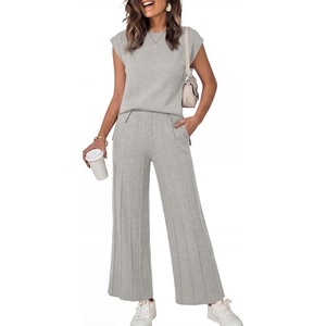 image:imageANRABESS Two Piece Sets for Women Lounge Airport Fall OutfitsGrey