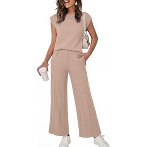 image:imageANRABESS Two Piece Sets for Women Lounge Airport Fall OutfitsKhaki