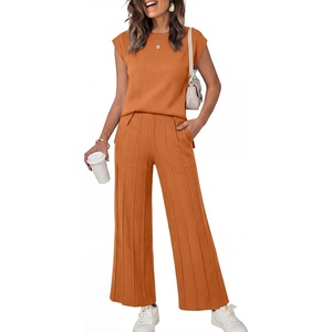 image:imageANRABESS Two Piece Sets for Women Lounge Airport Fall OutfitsRust