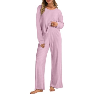 image:imageANRABESS Women 2 Piece Lounge Pajamas Sets Casual Fall OutfitsPink