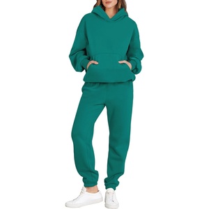 image:imageANRABESS Womens 2 Piece Lounge Sweat Sets Fall Fashion Matching SweatsuitsGreen