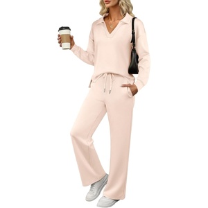 image:imageANRABESS Womens 2 Piece Lounge Sweat Sets Fall OutfitsApricot