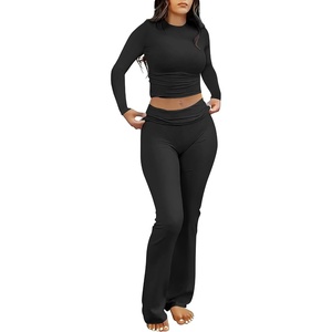 image:imageANRABESS Womens 2 Piece Matching Lounge SetsBlack