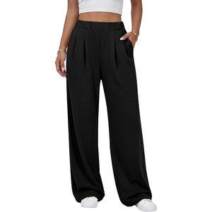image:imageANRABESS Womens Wide Leg Baggy SweatpantsBlack