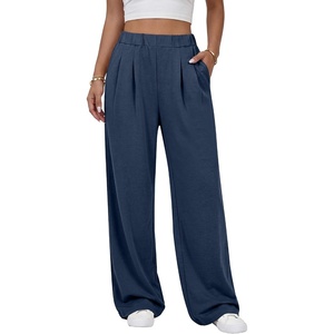 image:imageANRABESS Womens Wide Leg Baggy SweatpantsDark Blue