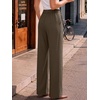 image:imageANRABESS Women Buckle Work Dress Pants with PocketsCoffee