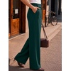 image:imageANRABESS Women Buckle Work Dress Pants with PocketsDark Green