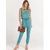 image:imageANRABESS Womens Summer Sleeveless Jumpsuits Casual Dressy Stretchy Crewneck Rompers One Piece Outfits Spring Fashion 2026Lake