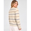 image:imageANRABESS Cardigan Sweaters for Women Lightweight Fall OutfitsBeige Blue Latte Stripe