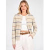 image:imageANRABESS Cardigan Sweaters for Women Lightweight Fall OutfitsBeige Blue Latte Stripe