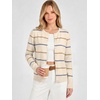 image:imageANRABESS Cardigan Sweaters for Women Lightweight Fall OutfitsBeige Blue Latte Stripe